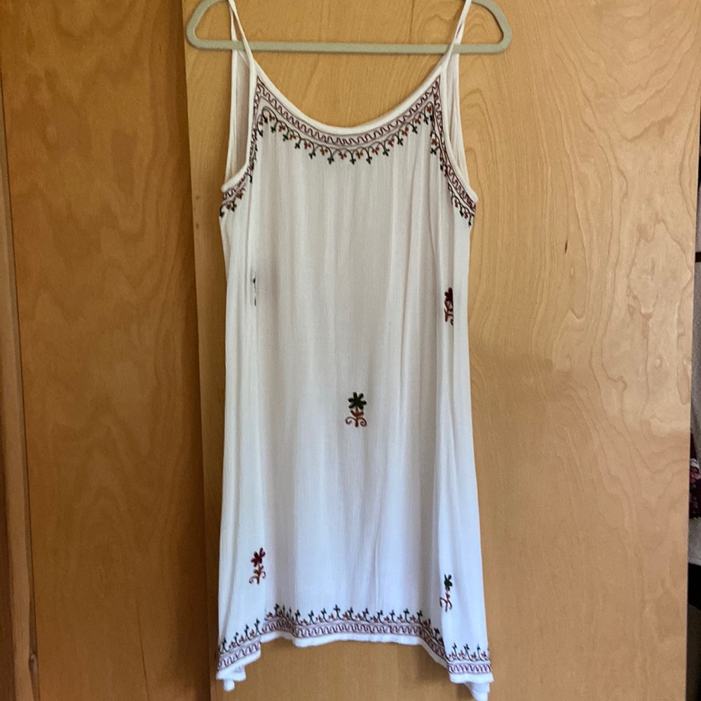 Slip Dress with Embroidery size L